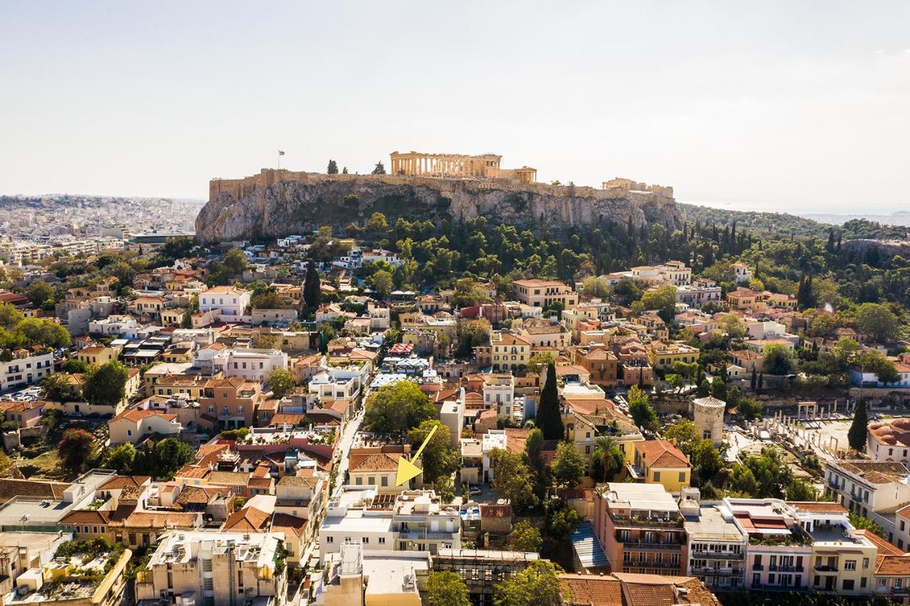 The Hadrian Wall - A Historic Acropolis Villa Athens Exterior photo